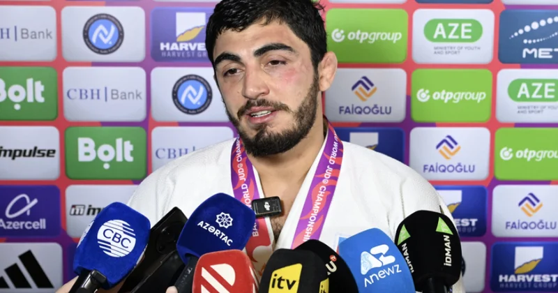 Dünya üçüncüsü olan Azərbaycan cüdoçusu: Tatamiyə çıxanda birinci atamı sevindirməyi düşünürdüm