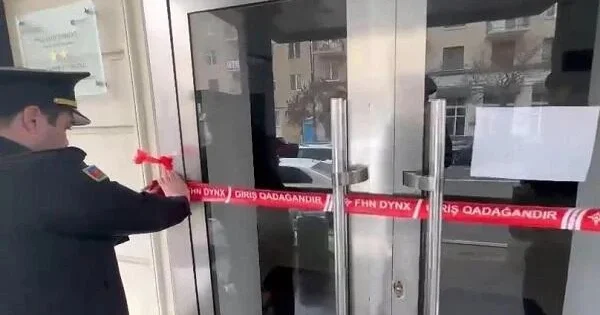 Bakda təhlükə saçan otel bağlandı FOTO