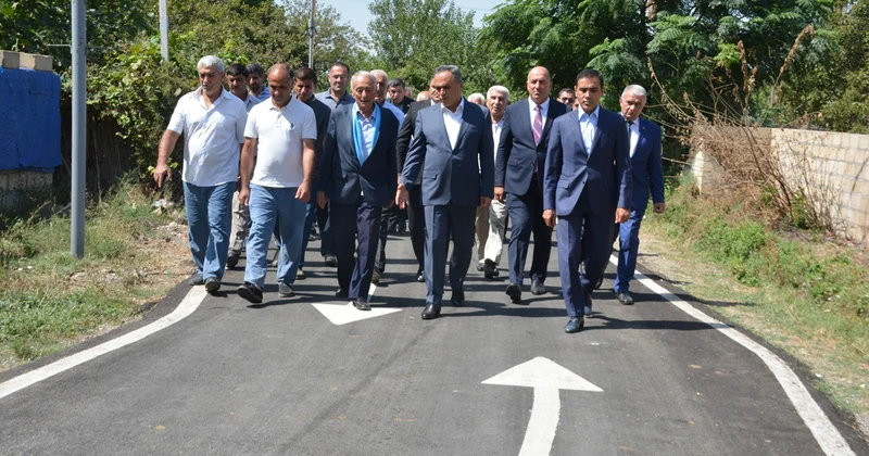 Anar Məmmədov Goranboyda şəhid ailəsini ziyarət etdi Fotolar