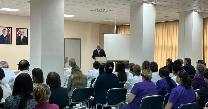 Ağdaş Mərkəzi Rayon Xəstəxanasında YAP ın VIII Qurultayının hədəflərinə dair tədbir keçirilib