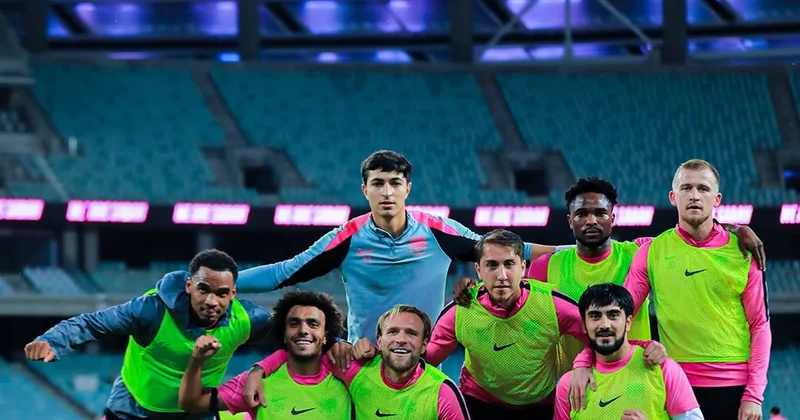 “Sabah” Çempionlar Liqasında ev oyunlarını keçirəcəyi stadionda ilk məşqinə çıxdı FOTO
