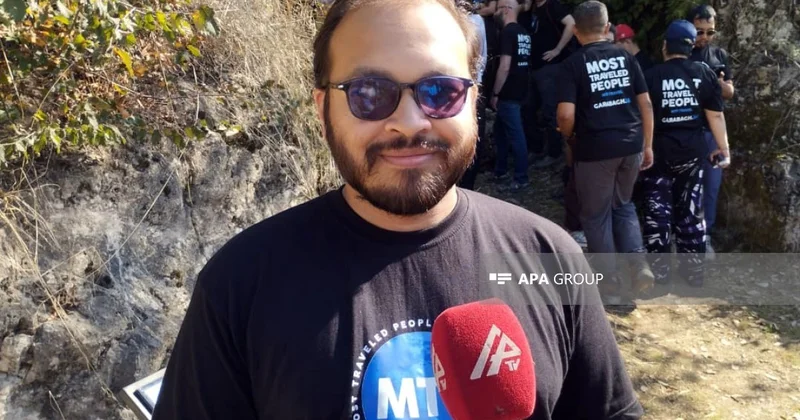 Xarici səyyah: Qarabağda həyata keçirilən işləri görmək çox xoşdur