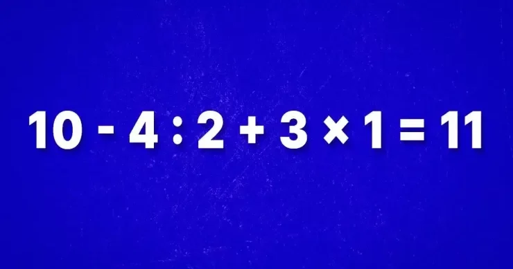 10 − 4 : 2 + 3 × 1: Bir çox insanın səhv etdiyi sadə riyazi məsələ