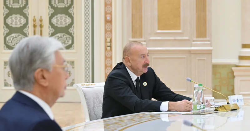 Prezident: Azərbaycan Qazaxıstan və Özbəkistanla birlikdə yaşıl enerji dəhlizi yaratmaq üzərində işləyir
