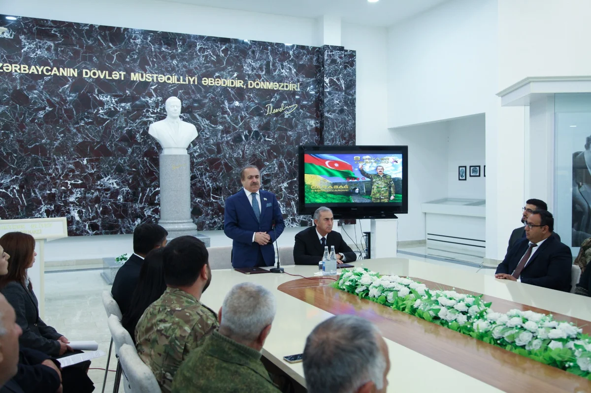 Hacıqabulda “8 Noyabr Zəfər Günü” ilə əlaqədar ümumrayon tədbiri keçirilib