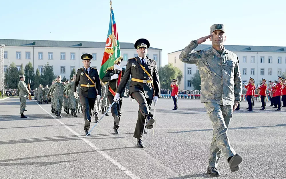 Azərbaycan Ordusunda andiçmə mərasimləri keçirilib