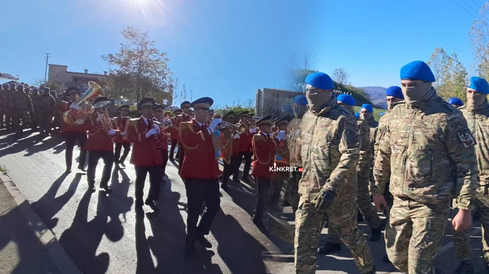 Şuşada Zəfər Günü münasibətilə hərbçilərin yürüşü keçirildi KONKRET