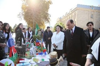 Bərdədə 8 Noyabr Zəfər Günü ilə bağlı bayram tədbiri keçirilib FOTOLAR