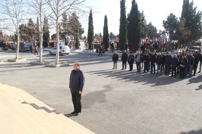 Gəncədə şəhid ailələrinə böyük diqqət və qayğı göstərilir VİDEO, FOTOLAR