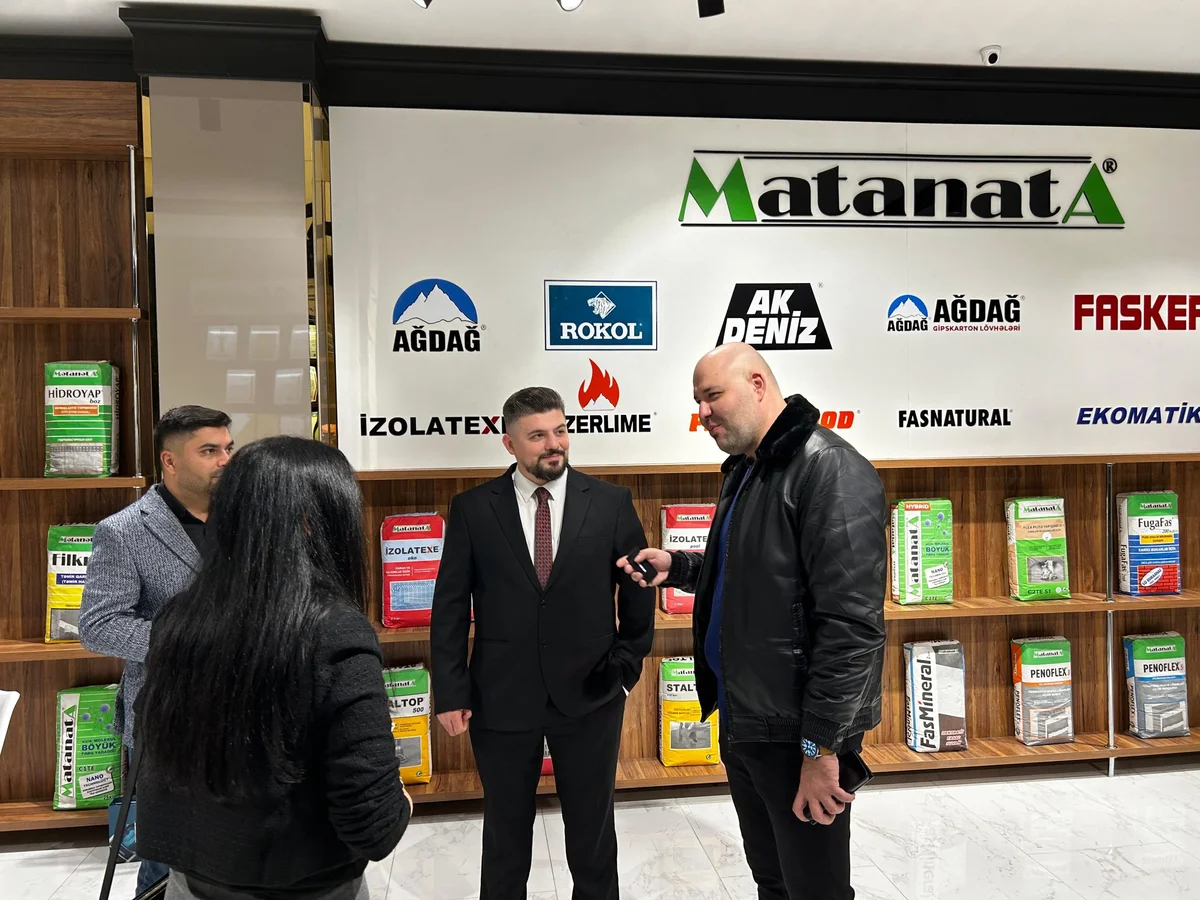 DizaynLift MMCnin direktoru Toğrul Ağayev ExpoHome İnşaat Materialları Satış Mərkəzinin açılışında iştirak edib FOTO Yeni Çağ Media