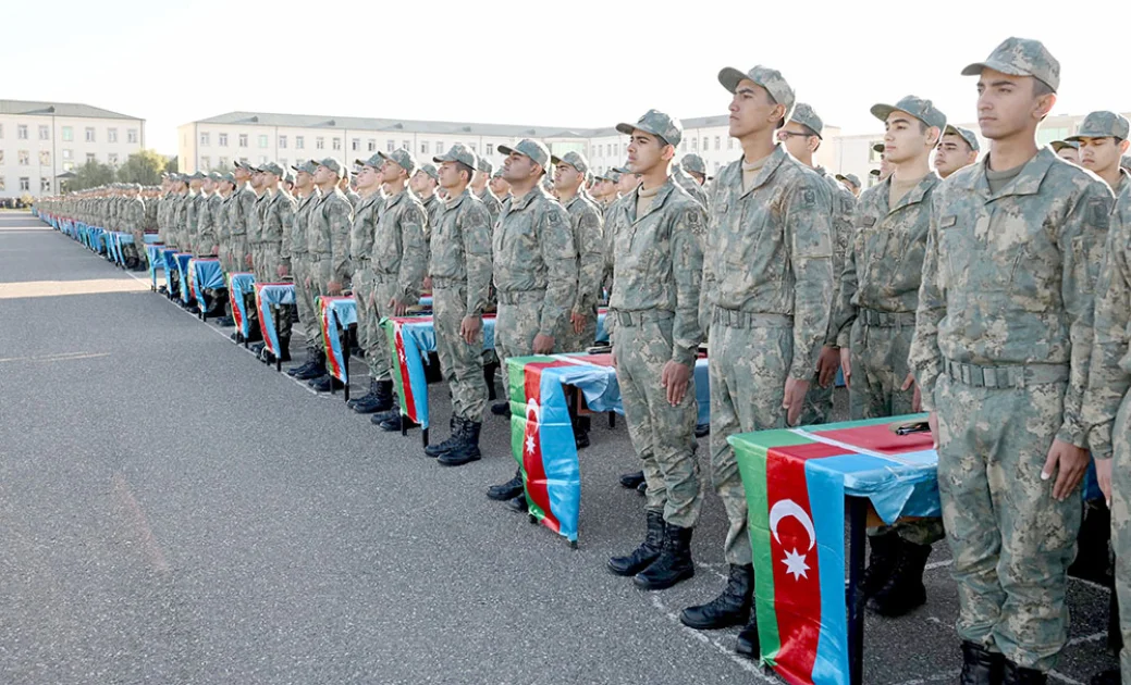 Azərbaycan Ordusunda andiçmə mərasimləri keçirildi Yeni Çağ Media