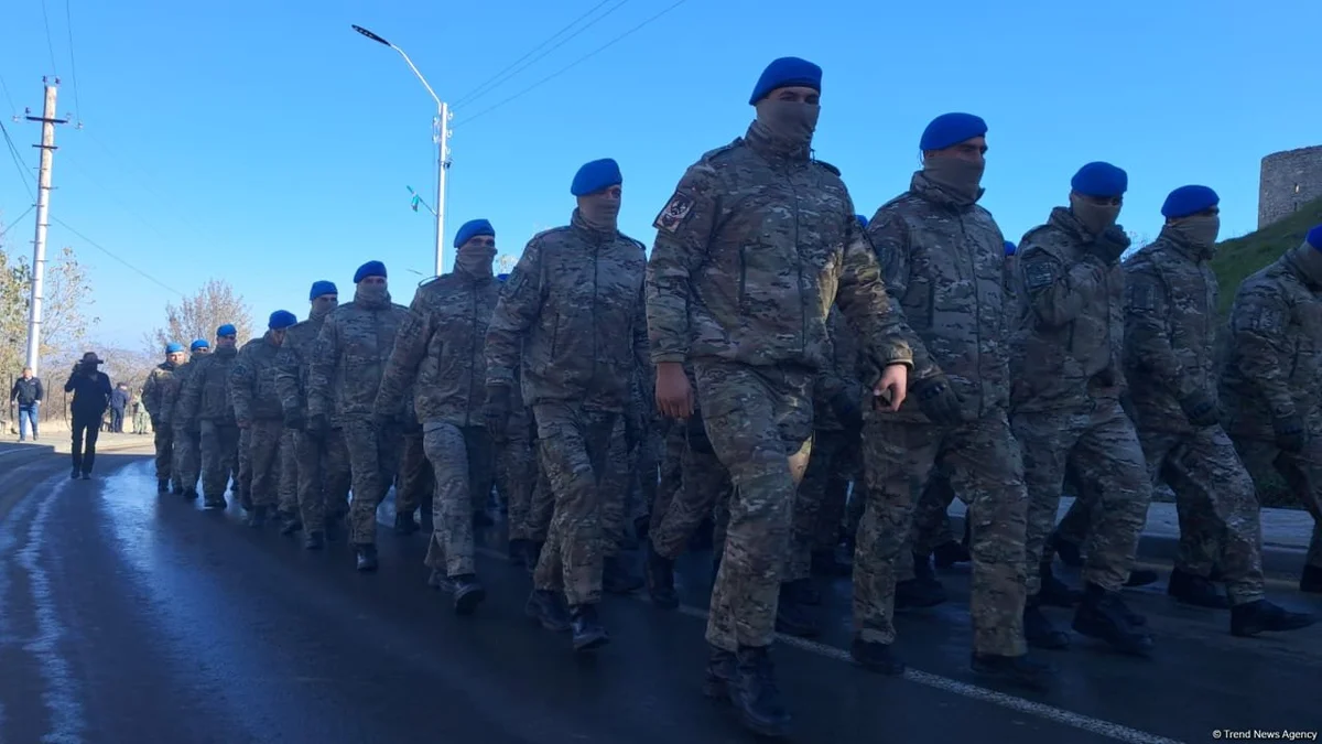 В городе Шуша прошло шествие по случаю 8 ноября Дня Победы (ФОТО)