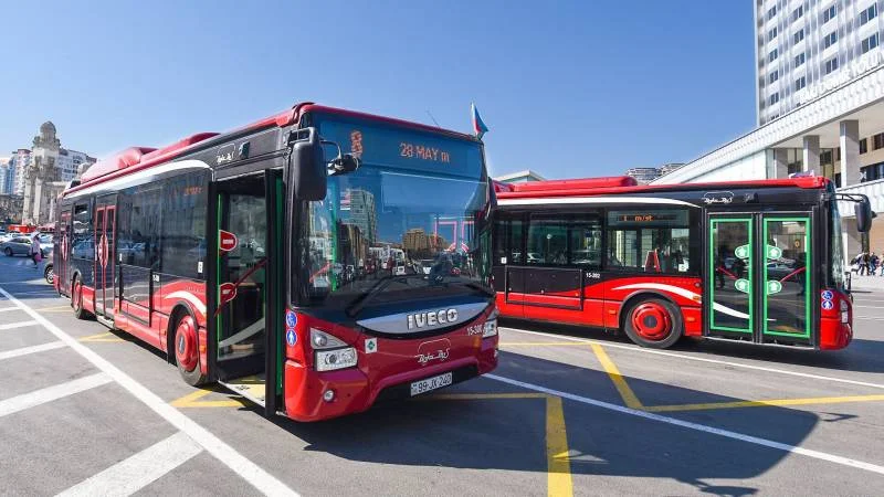 Bakının bu ərazilərində avtobuslar PULSUZ İŞLƏYƏCƏK