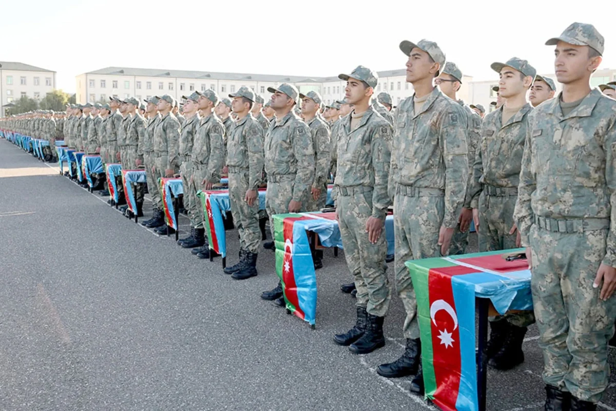 Azərbaycan Ordusunda andiçmə mərasimləri keçirildi Video Yeni Sabah