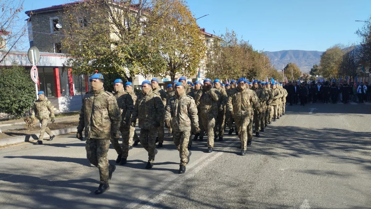 Xankəndidə Zəfər yürüşü keçirilir FOTO/VİDEO