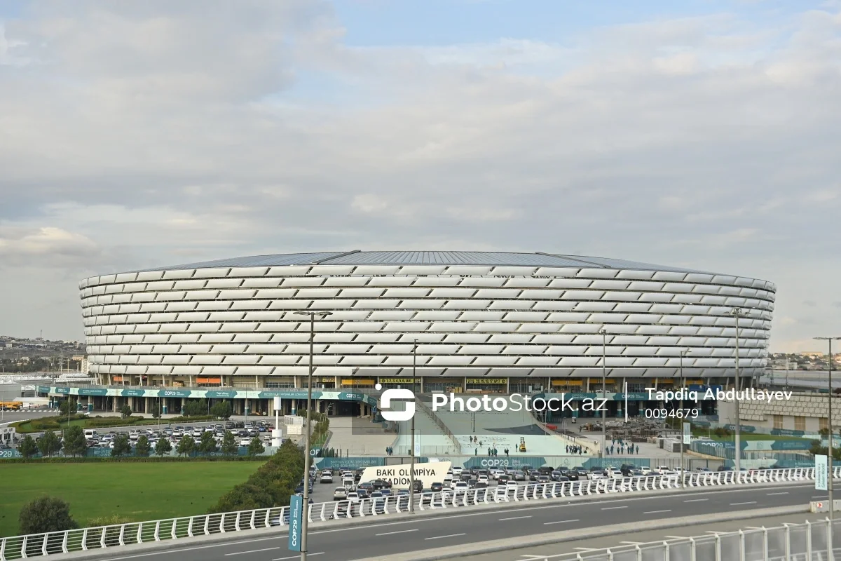 COP29un keçiriləcəyi Bakı Olimpiya Stadionunda inşaat işlərinin 99 faizi tamamlanıb