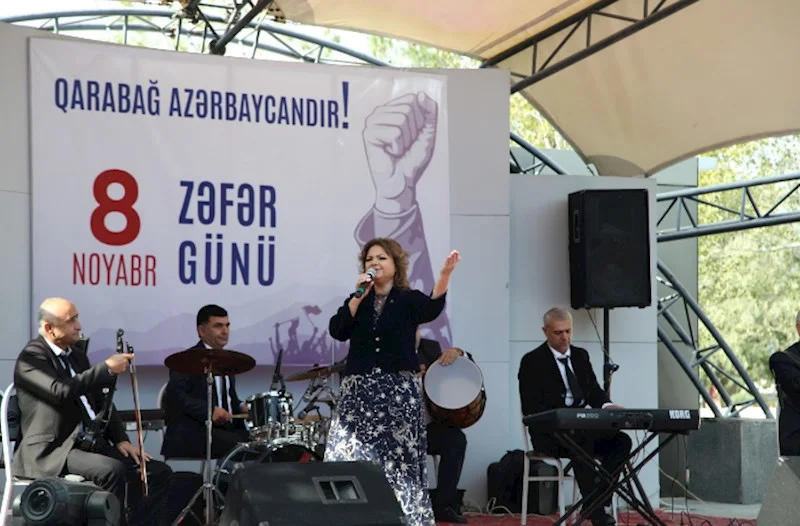 Hacıqabulda “8 Noyabr Zəfər Günü” münasibətilə konsert proqramı keçirilib FOTOLAR