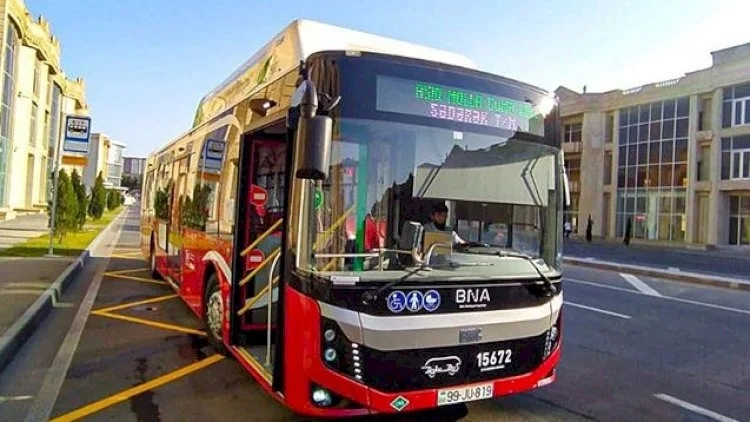 Bakının bu istiqamətlərinə avtobuslar pulsuz işləyəcək