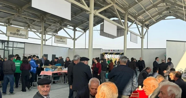 Сельскохозяйственный рынок открылся в освобожденном Агдаме
