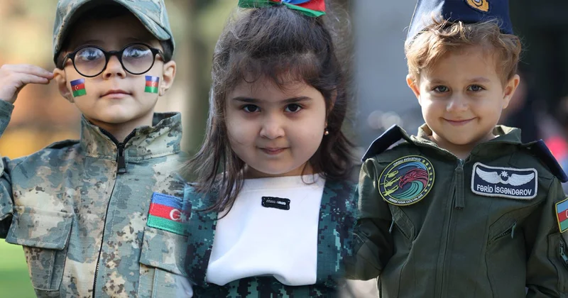 Zəfərlə yaşıd olanlar... Fotosessiya