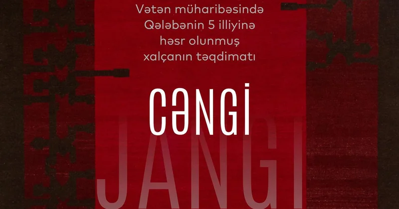 Azərbaycan Milli Xalça Muzeyində Zəfərin beşinci ildönümünə həsr olunan “Cəngi” xalçasının təqdimatı keçirilib