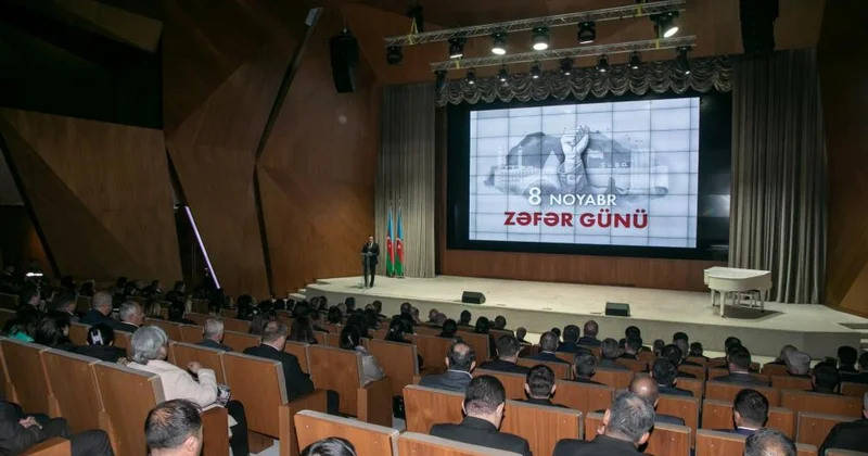 Şəmkir rayonunda “ 8 Noyabr Zəfər Günü ”nə həsr olunmuş elmi praktiki konfrans keçirildi
