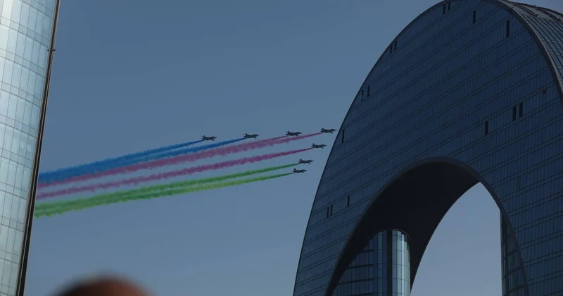 Hərbi hava qüvvələrinin nümayiş olundu FOTO/VİDEO