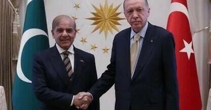 Bakıda Ərdoğanla Şahbaz Şərif arasında görüş oldu