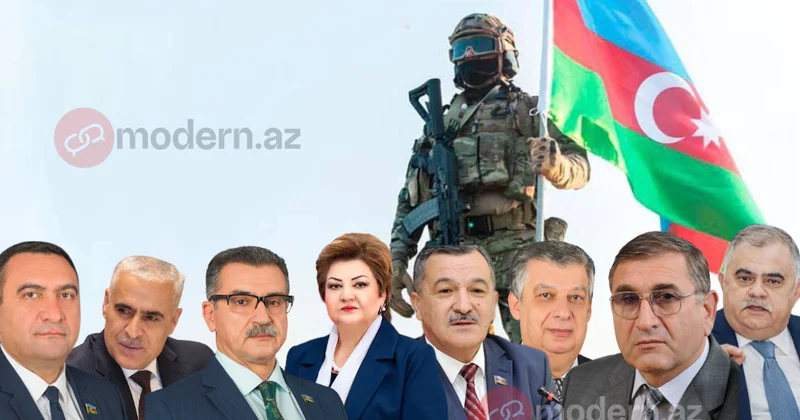 Övladı əsgərliyə gedən DEPUTATLAR