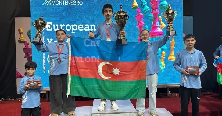 Азербайджанские шахматисты завоевали три медали на чемпионате Европы в Черногории