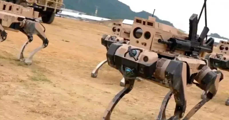 Армения приобрела для военных роботов псов Фото/Видео