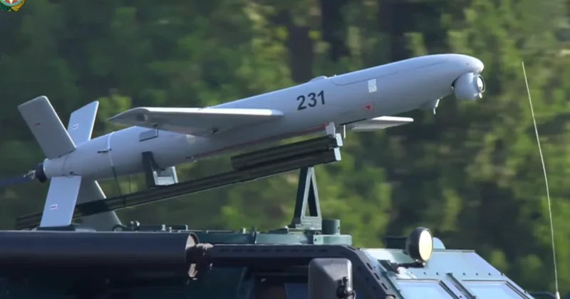 SkyStriker Block 4 sərbəst uçan döyüş sursatları Bakıdakı hərbi paradda ilk dəfə nümayiş olunub