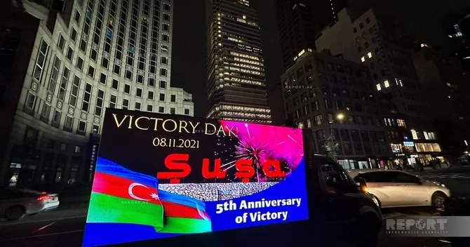 ABŞ nin böyük şəhərlərində Zəfər Günü qeyd olunur