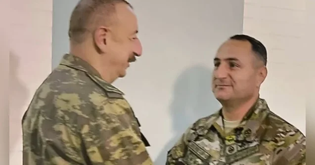 Prezidentin general leytenant rütbəsi verdiyi zabitin NADİR FOTOSU