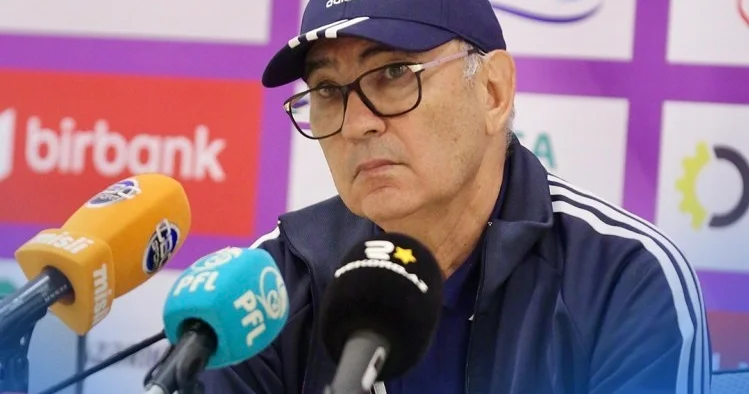 Futbolçularıma təşəkkür edirəm ki, xarakter göstərdilər Kurban Berdiyev