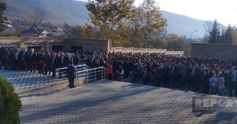 Ölkənin şimal qərb zonasında Zəfər Günü qeyd olunub FOTOLAR