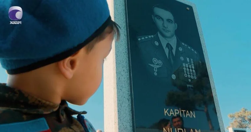 Ataları ilə adaş olan şəhid övladları Ata mən səni çox istəyirəm... VİDEO