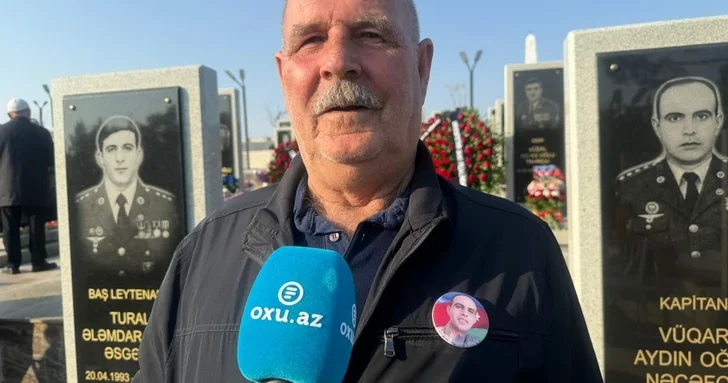 Отец шехида Вугара Наджафова: Наши дети подарили нам День Победы