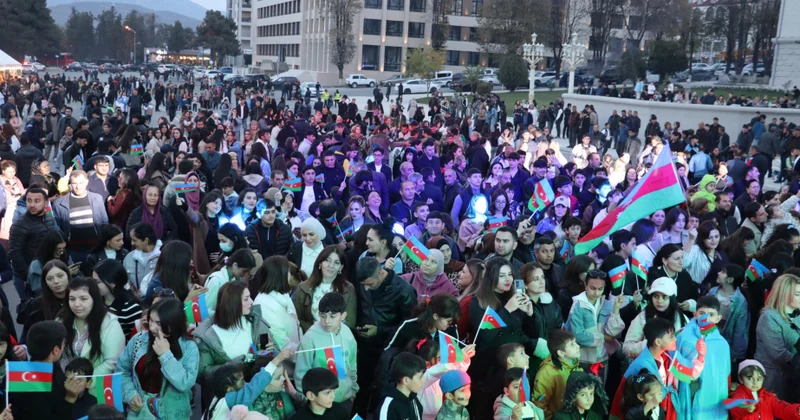 Xankəndidə Zəfərimizin 5 illiyi möhtəşəm bayram coşqusu ilə qeyd olunub