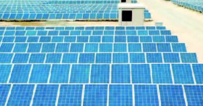 “Şəfəq” GES ə ilk panellər gətirilib