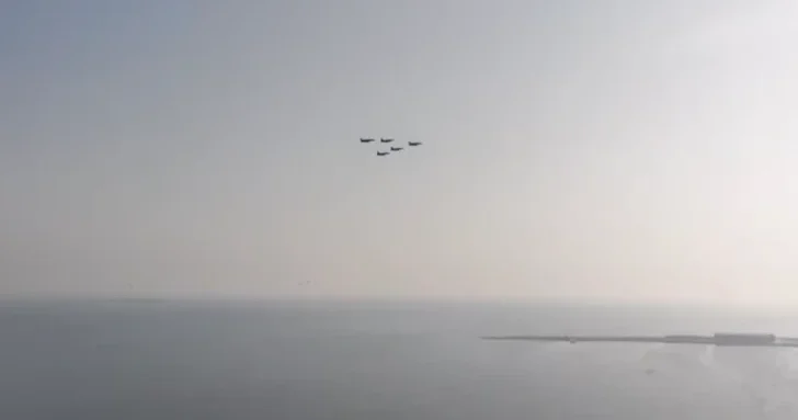 Новые самолеты ВС Азербайджана: C 27J и Ил 76 дебютировали на параде в Баку