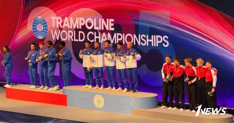 Сборная Азербайджана по тамблингу стала чемпионом мира