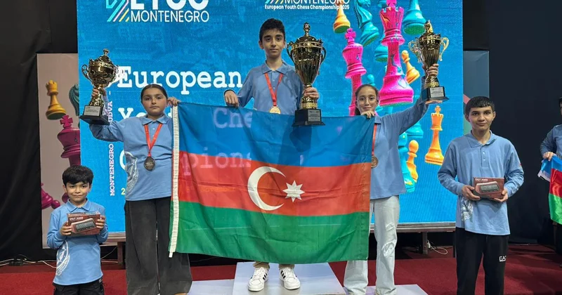 Azərbaycanın yeniyetmə şahmatçıları Avropa çempionatında üç medal əldə ediblər FOTO