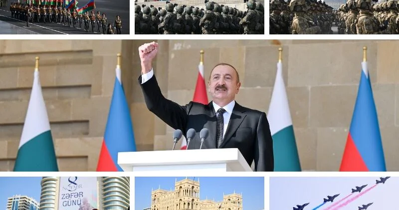 Парад и праздник несокрушимой армии к пятилетию со дня Победы