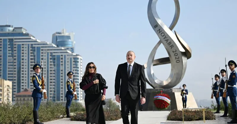 Prezident və birinci xanım Zəfər muzeyinin açılışında FOTOLAR