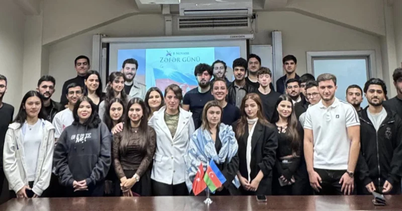 İstanbulun Bahçeşehir Universitetində Zəfər Günü qeyd edilib