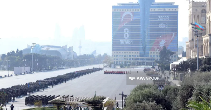 На военном параде впервые прошли войска беспилотных систем Азербайджана