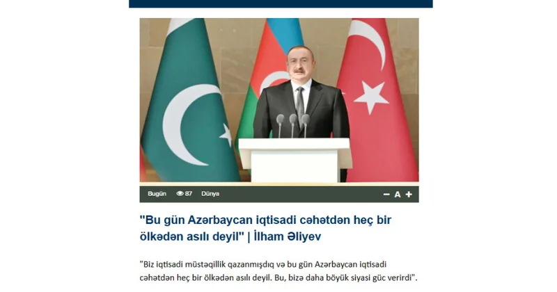 Gürcüstan mətbuatı Azərbaycanın Zəfər Bayramından yazıb