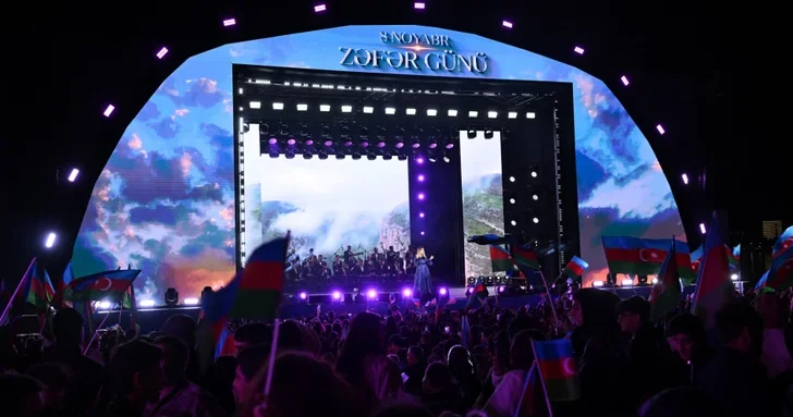 В столице проходит праздничный концерт по случаю Дня победы