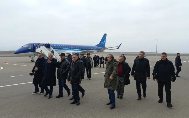 Beynəlxalq parlament konfransı iştirakçılarının Qarabağa səfəri başlayıb FOTOLAR